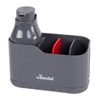 Kriauklės organizatorius - dėklas Vileda Easy Kitchen, 18.5 cm x 8.5 cm x 16.5 cm, plastikas/plienas, sidabro sp./pilka sp.