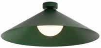 Светильник потолочный Emibig Mono 1L 1880/1L, E14, 1 x 10 Вт, белый цв. / зеленый цв., 50 x 50 cм