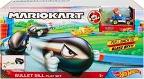 Автомобильная трасса Mattel Hot Wheels Mario Kart Bullet Bill Play Set GKY54, многоцветный