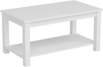 Kavos staliukas Kalune Design Larissa, balta sp., 50 cm x 90 cm x 44.8 cm