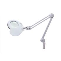 Galda lampa ar palielināmo stiklu BO 6022-1, G10q, 22W, balta krās./balta krās.