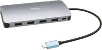 Jungčių stotelė i-Tec Metal Nano Dock DisplayPort + PD, pilka sp.