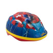 Шлемы велосипедиста детские Volare Marvel Spiderman, синий цв./красный цв., 51-55 см
