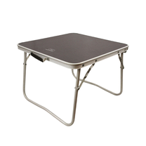 Stovyklavimo stalas Highlander Small, ruda sp./sidabro sp., 40 cm x 40 cm x 29.6 cm