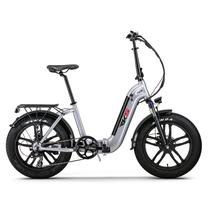Elektrinis dviratis RKS RV10, 20", 250 W, 10 Ah, sidabro sp.