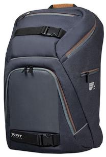 Portatīvā datora mugursoma Port Designs Notebook Backpack, brūna krās./pelēka krās., 15.6"