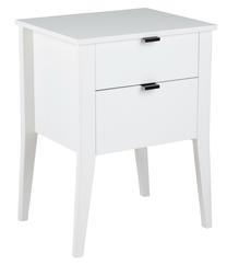 Naktinis staliukas Home4you AC76949, balta sp., 65 cm x 40 cm x 48 cm