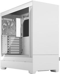 Kompiuterio korpusas Fractal Design Pop Silent TG Clear, balta sp.