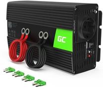 Sprieguma pārveidotājs Green Cell 24V/230V 1000W, melna krās., 230 V
