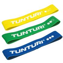 Pasipriešinimo guma Tunturi Textile Resistance Band, 64 cm x 5.8 cm x 0.6 cm, mėlyna sp.