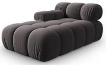 Modulinė sofa Micadoni Home Bellis MIC_CHL_2_F1_BELLIS11, pilka sp., kairinė, 157 x 97 cm x 62 cm
