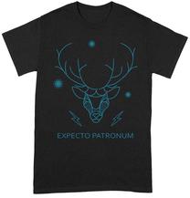 T-krekls Harry Potter Expecto Patronum, melna krās.