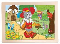 Dėlionė Woodyland, 29 cm x 21.4 cm, 24 vnt., įvairių spalvų