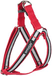 Petnešos šunims Amiplay Cotton Shine, raudona sp., 750 mm