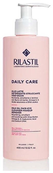 Attīrošs sejas pieniņš Rilastil Daily Care Milk Oil, 400 ml