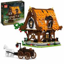 Konstruktorius Mould King Medieval World Log Cabin 16054, 2192 vnt., įvairių spalvų