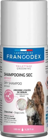 Sausais šampūns dzīvniekiem Francodex, 150 ml