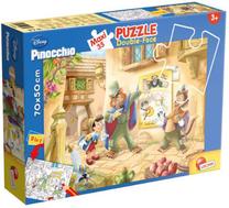 Dėlionė Lisciani Maxi Pinocchio 304- 48182, 50 cm x 70 cm, 35 vnt., įvairių spalvų