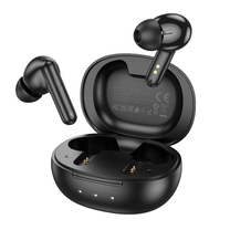 Bezvadu austiņas Borofone BW48 Enlighten, melna krās.
