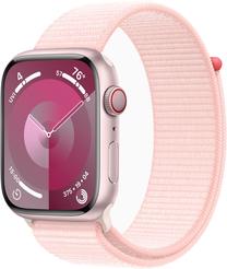 Išmanusis laikrodis Apple Watch Series 9 GPS + Cellular 45mm Pink Aluminium Light Pink Sport Loop, rožinė sp.