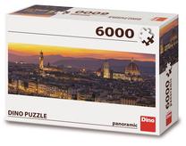 Dėlionė Dino Panorama Golden Florence, 43 cm x 30 cm, 6000 vnt., įvairių spalvų