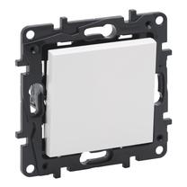 Kryžminis perjungiklis Legrand Niloe Step 863107, 1 kl., balta sp.