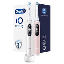 Электрическая зубная щетка Oral-B iO Series 6 Duo Pack, белый цв./розовый цв.