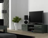 TV staliukas Cama Meble Soho 140, pilkas, 140 cm x 43 cm x 37 cm
