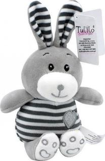 Pliušinis žaislas Tulilo Rabbit 9152, pilka sp., 26 cm
