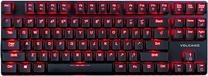 Laidinė žaidimų klaviatūra Modecom K-MC-BLADE-RED Kailh Red, EN, juoda sp.