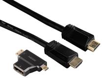 Kabelis Hama 001222270000 HDMI, HDMI, 1.5 m, melna krās.