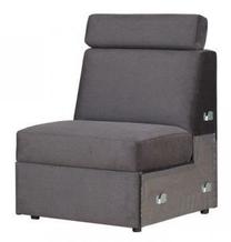 Modulinė sofa Bodzio Lazur, pilka sp., 81 x 73 cm x 97 cm