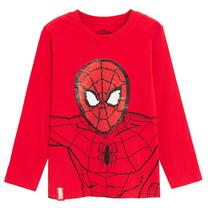 Krekls ar garām piedurknēm, neformāls, zēniem Cool Club Spider-Man LCB2810885, sarkana krās., 98 cm