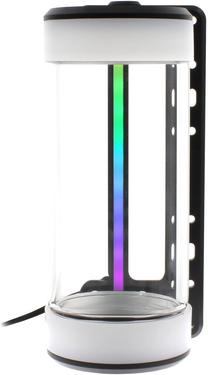 Rezervuaras XSPC Photon 170 aRGB Glass Tube Reservoir V3, 0.41 l, 8.6 cm, balta sp.