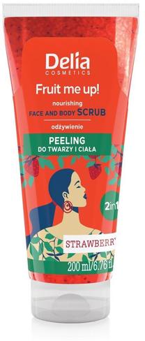 Скраб для лица Delia Cosmetics Fruit Me Up! Strawberry, 200 мл