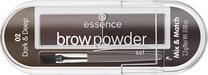 Antakių šešėliai Essence Brow Powder Set, 2.3 g, dark deep sp. 02