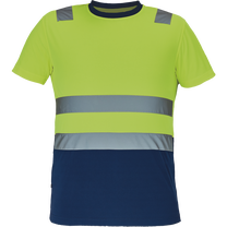 T-krekls vīriešu Cerva Monzon HV, dzeltens krās./tumši zils krās., 3XL izmērs