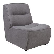 Modulinė sofa Home4you, pilka sp., 71 x 98 cm x 90 cm