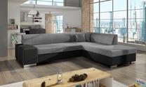 Kampinė sofa Porto Sawana 21, Soft 11, pilka sp., dešininė, 217 x 278 cm x 74 cm