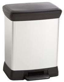 Šiukšliadėžė Curver Deco, sidabro sp., 30 l, 39 cm x 33 cm