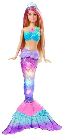 Lėlė, undinėlė Mattel Barbie Dreamtopia Twinkle Lights Mermaid HDJ36, 30 cm, įvairių spalvų