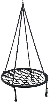 Ligzdas šūpoles Royokamp Openwork 1031460, 80 cm, 108 cm, melna krās.