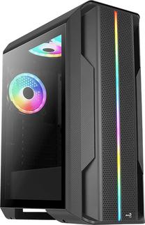 Kompiuterio korpusas AeroCool Splinter Duo-G-BK-V1, juoda sp.