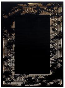 Kiliminis takas Hakano Mosse Frame 2, aukso sp./juoda sp., 300 cm x 80 cm