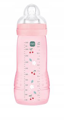 Bērnu pudelīte Mam Easy Active, 330 ml, 4 mēn., rozā krās.