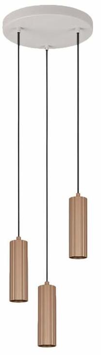 Valgusti lagi Trio Soka, GU10, 3 x 10 W, pruun v. / beež v.