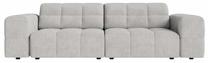 Sofa Cosmopolitan Design Chicago Chenille Eden 17, sidabro sp., 102 x 212 cm x 78 cm