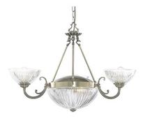 Šviestuvas kabinamas Searchlight Windsor 4775-5AB, E14, 3 x 40 W, skaidri sp. / sidabro sp.