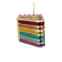 Eglītes rotājums Christmas Touch EBG044299, daudzkrāsaina, 8.5 cm, stikls