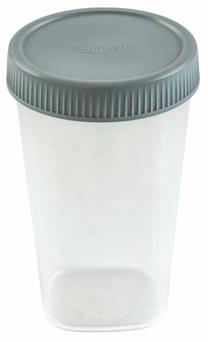 Toidukarp Curver Beaker 080641520Y, 0.4 l, 8 cm x 8 cm, läbipaistev v./hall v.